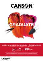 Schilderpapier canson graduate 20vel 290gr a3 wit - thumbnail