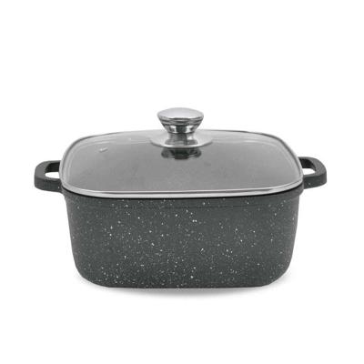 Maestro MR-2828 Pan met deksel 28 cm 8 l Zwart