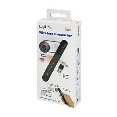 LogiLink ID0190 Draadloze presenter RF Zwart - thumbnail