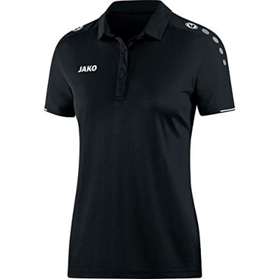JAKO 6350D Polo Classico Dames - Zwart - 46