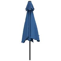 VidaXL Parasol met metalen paal 300 cm blauw - thumbnail