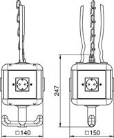 OBO Bettermann 6109802 Custom module Zwart 1 stuk(s) - thumbnail
