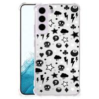 Extreme Case Samsung Galaxy S22 Silver Punk - thumbnail