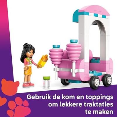 Lego friends 42643 suikerspinkraam en scooter