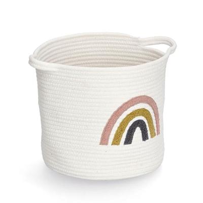Opbergmand Rainbow White - Groot Ø 32 cm