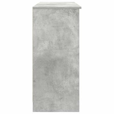 Dressoir met lade 101x35x76 cm spaanplaat betongrijs
