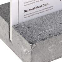 Kaarthouder Europel A4 Polystone antraciet - thumbnail