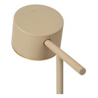 Lucide GIAN - Tafellamp - LED Dimb. - 1x9W 2700K - Taupe - thumbnail