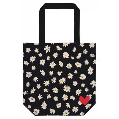 Katoenen tas met margrietjes