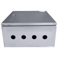 TRU COMPONENTS TC-SS404020 Schakelkast 400 x 400 x 200 RVS Lichtgrijs 1 stuk(s) - thumbnail