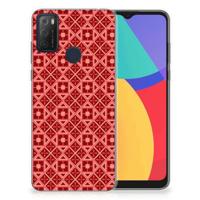 Alcatel 1S (2021) | TPU bumper | Batik Rood - thumbnail