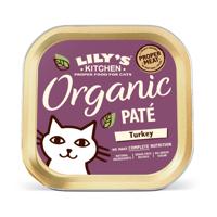 Lily's Kitchen Organic Paté met Kalkoen kattenvoer nat 85g - thumbnail