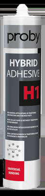 Proby Hybrid Adhesive H1 | 290 ml | Wit (12 stuks) - 12002445