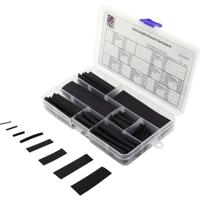 TRU COMPONENTS TC-6793936 Krimpkous assortiment Zwart Krimpverhouding:3:1 100 stuk(s) - thumbnail