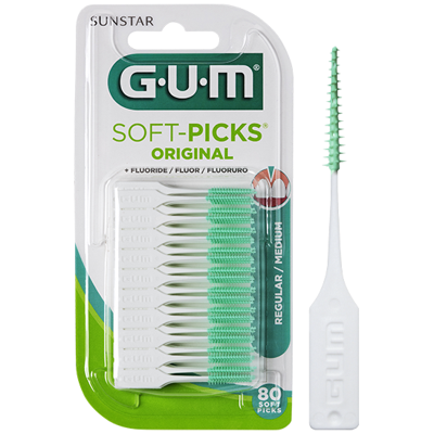 Gum Soft Picks Regular 80 stuks