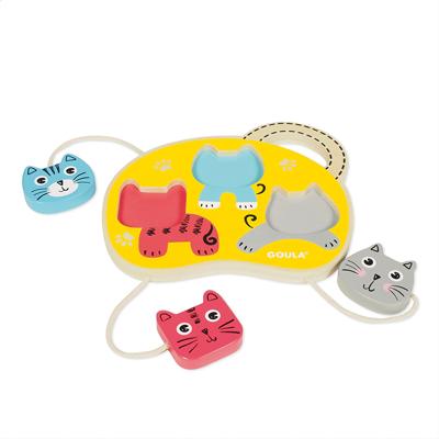 Jumbo Drie Katten vormenpuzzel