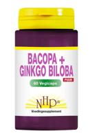 Bacopa met ginkgo biloba puur 60 Vegetarische capsules - thumbnail