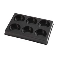 Creativ Company Waterverf palet, d 44 mm, afm 11x16 cm, zwart, 1 stuk - thumbnail