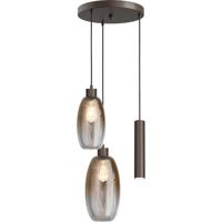 Masterlight Vide hanglampOlive 2x glas - 1x Run - cacao - Ø35cm - 2432-15-35-3-RC10211 - thumbnail