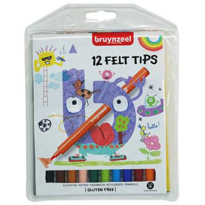 Bruynzeel kids viltstiften, 12st.