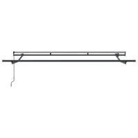 VidaXL Zijde frame antraciet 3,5 x 2 m metaal - thumbnail