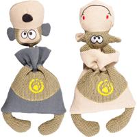 Hondenspeelgoed Agena Koe en Aap 18.5 x 7 x 36 cm Flamingo Zwart - thumbnail