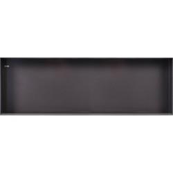 In Of Opbouwnis Looox CBoX Rechthoek 90x30x10 Antraciet Looox