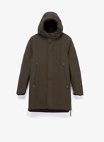 Krakatau Planck Liner Parka Jas Heren Dark Green L - thumbnail