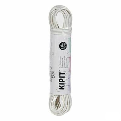 Waslijn Kipit Wit PVC 20 m 20,5 x 4 x 3,5 cm (12 Stuks)