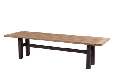 Hartman Tuintafel 'Sophie' Yasmani Teakhout, 300 x 100cm, kleur Naturel/Zwart Hartman Tuintafel 'Sophie' Yasmani Teakhout, 300 x 100cm, kleur Naturel/Zwart