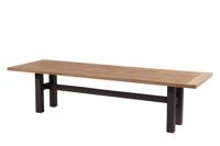 Hartman Tuintafel 'Sophie' Yasmani Teakhout, 300 x 100cm, kleur Naturel/Zwart - thumbnail