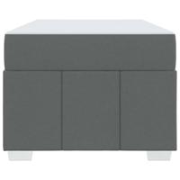 Bedframe met matras Donkergrijs 90 x 190 cm Stof - thumbnail