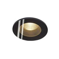 SLV 114440 Patta-F LED-inbouwlamp LED LED vast ingebouwd 12 W Zwart (mat) - thumbnail