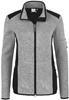 Hakro 236 Women's knitted fleece jacket Churchill - Mottled Grey - 3XL - thumbnail