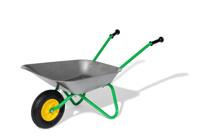 Rolly Toys Kruiwagen metaal luchtband grijs/groen - thumbnail