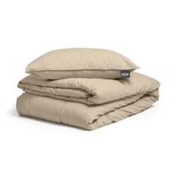 Dreamhouse - Stone Washed Dekbedovertrek 100% Katoen - Zand - 200 x 220 - thumbnail