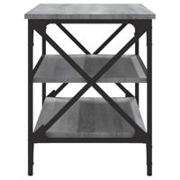 Tv-meubel 80x40x50 cm bewerkt hout grijs sonoma eikenkleurig - thumbnail