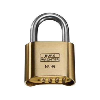 Burg Wächter No. 99 Ni 50 SB Hangslot Messing Cijferslot Burg Wächter No. 99 Ni 50 SB Hangslot Messing Cijferslot