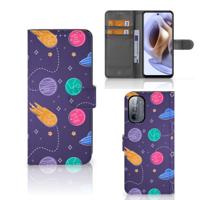 Motorola Moto G31 | G41 | Wallet Case | met Pasjes | Space - thumbnail