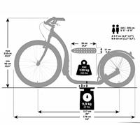 Kickbike cruise max black - thumbnail