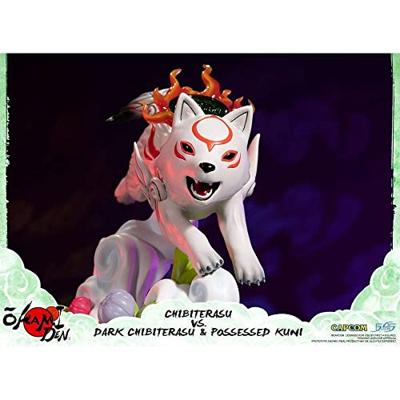 Okami PVC Statue - Chibiterasu vs. Dark Chibiterasu & Possessed Kuni (First 4 Figures)