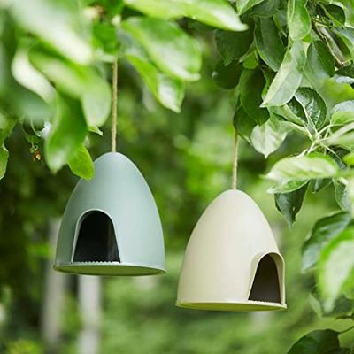 POINT-VIRGULE - Tuin - Voederhuisje groen 18cm