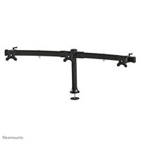 Neomounts FPMA-D700DD3 Monitorvoet 3-voudig 25,4 cm (10) - 68,6 cm (27) Zwart In hoogte verstelbaar, Zwenkbaar, Kantelbaar - thumbnail