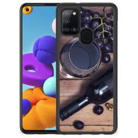 Samsung Galaxy A21s Silicone Case Wijn - thumbnail