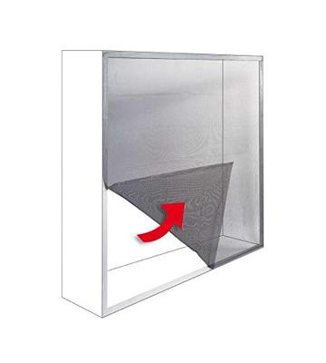 Muggennet IRS Wit 150 x 180 cm Glasvezel Ramen hechtend Muggennet IRS Wit 150 x 180 cm Glasvezel Ramen hechtend