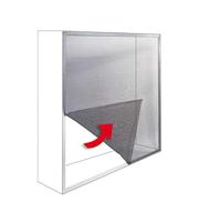Muggennet IRS Wit 150 x 180 cm Glasvezel Ramen hechtend - thumbnail