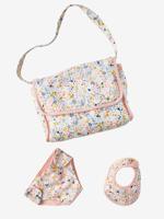 Premium poppenluiertas + luier + slab roze - thumbnail