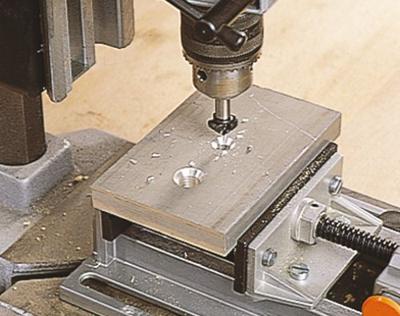 Wolfcraft HSS-Verzinkboor | Schacht 8mm | Ø12 | 45° | 1 stuk - 2505000