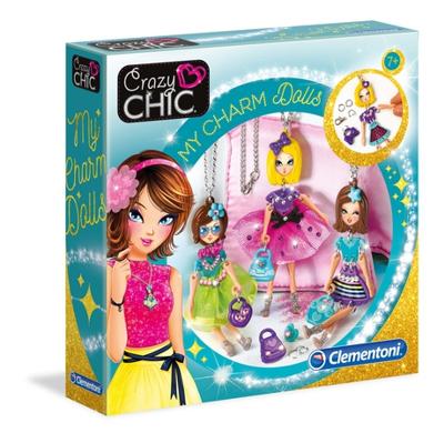 Clementoni knutselset Crazy Chic My Charm Dolls meisjes Clementoni knutselset Crazy Chic My Charm Dolls meisjes