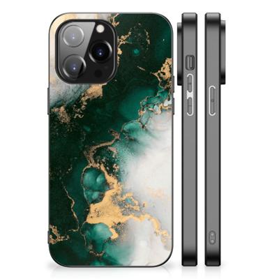 Marmeren Print Telefoonhoesje voor iPhone 14 Pro Max Marmer Groen